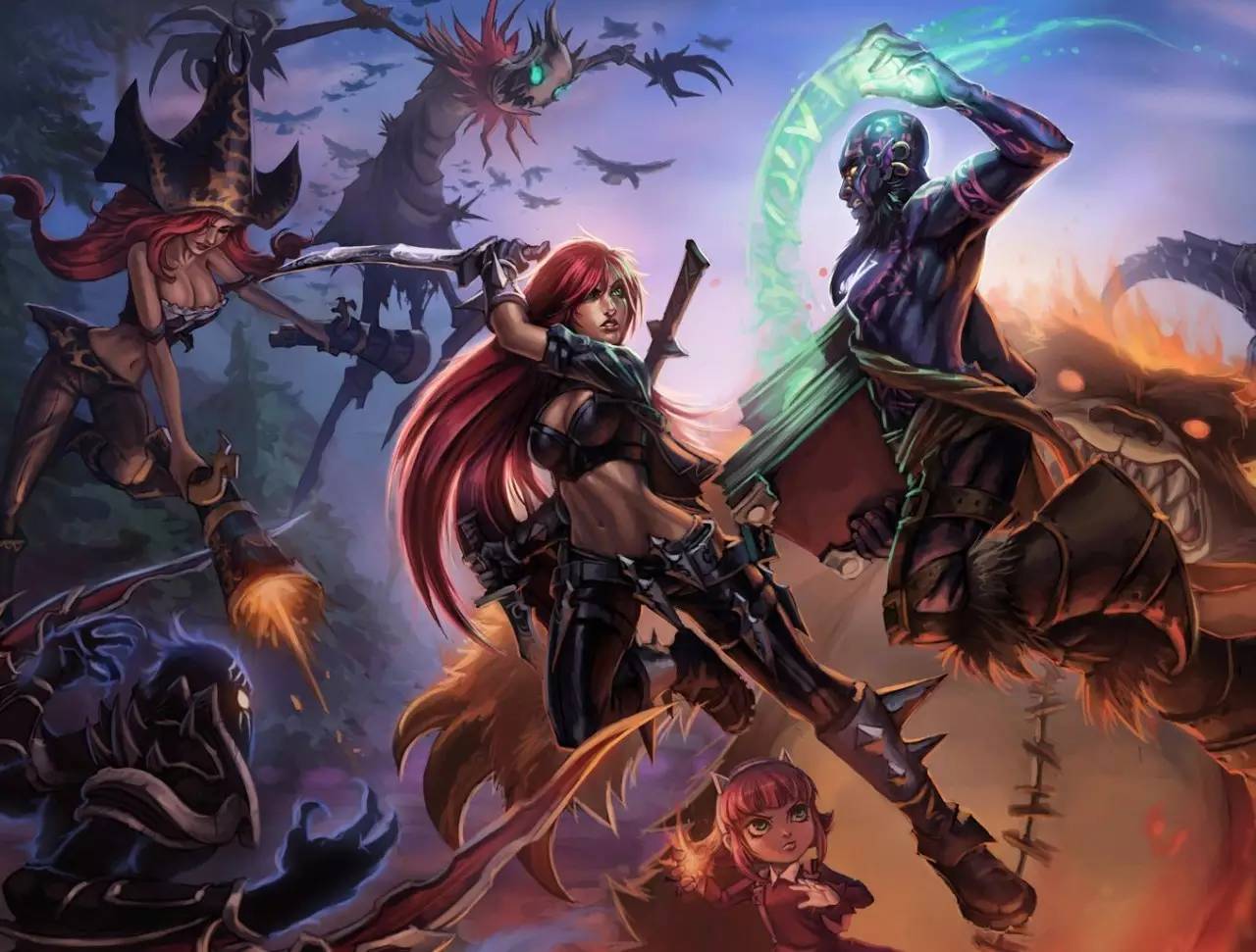 英雄联盟桌面菜单,英雄联盟最小化桌面