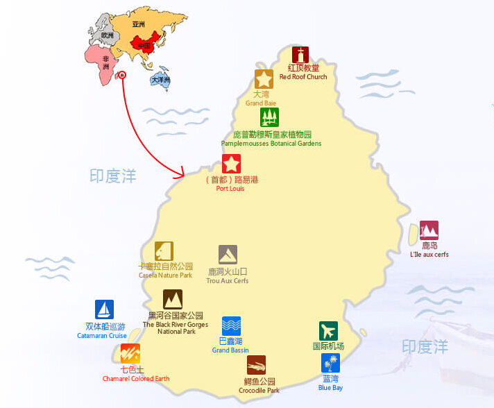 毛里求斯旅游度假区,毛里求斯旅行感觉