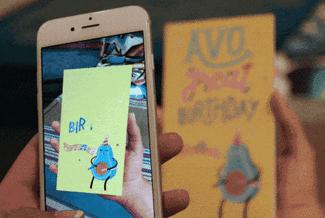 当贺卡遇上AR,好担心家里的海报也会动!