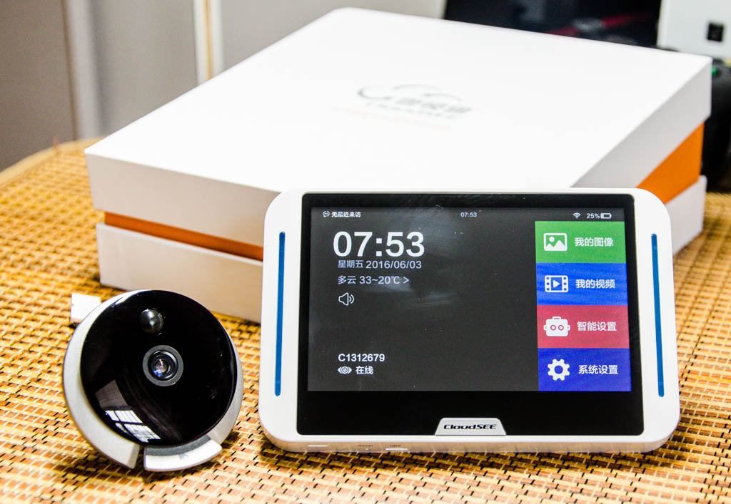 刘涛《欢乐颂》里用的猫眼测评:云视通智能猫眼K1