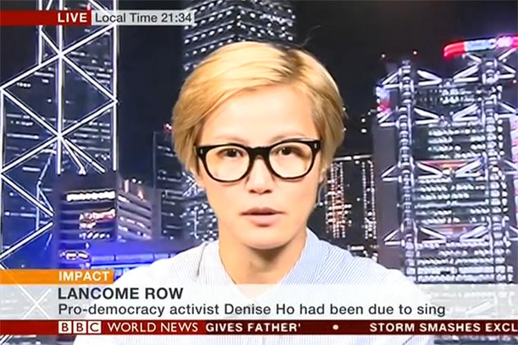 兰蔻因与“港独”艺人有瓜葛被多方*制抵**，网友表示：自作自受