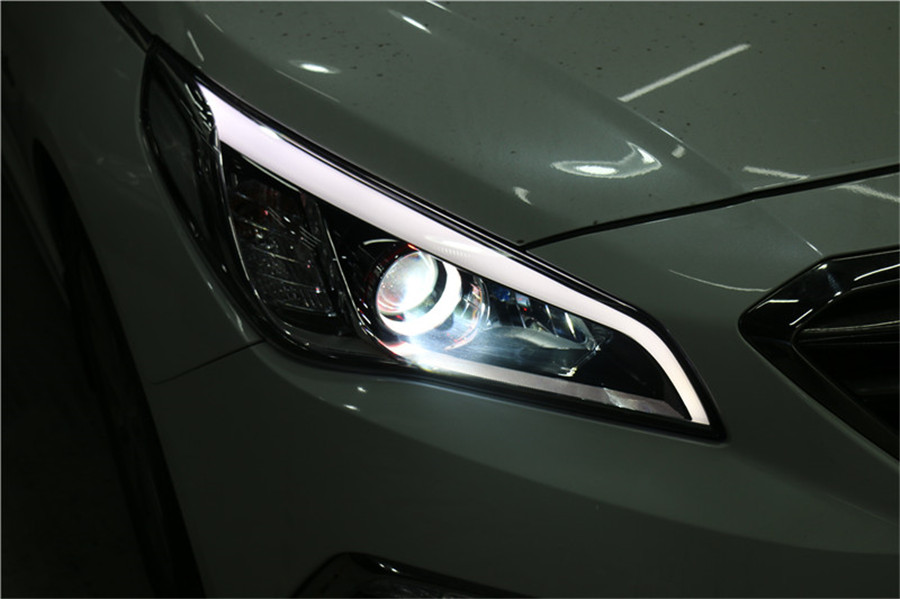 索纳塔九后雾灯led改装,索纳塔9车灯怎样换