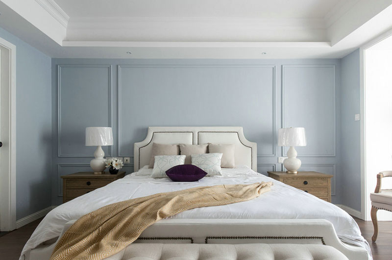 床头软包靠背墙效果图,床头软包颜色搭配效果图