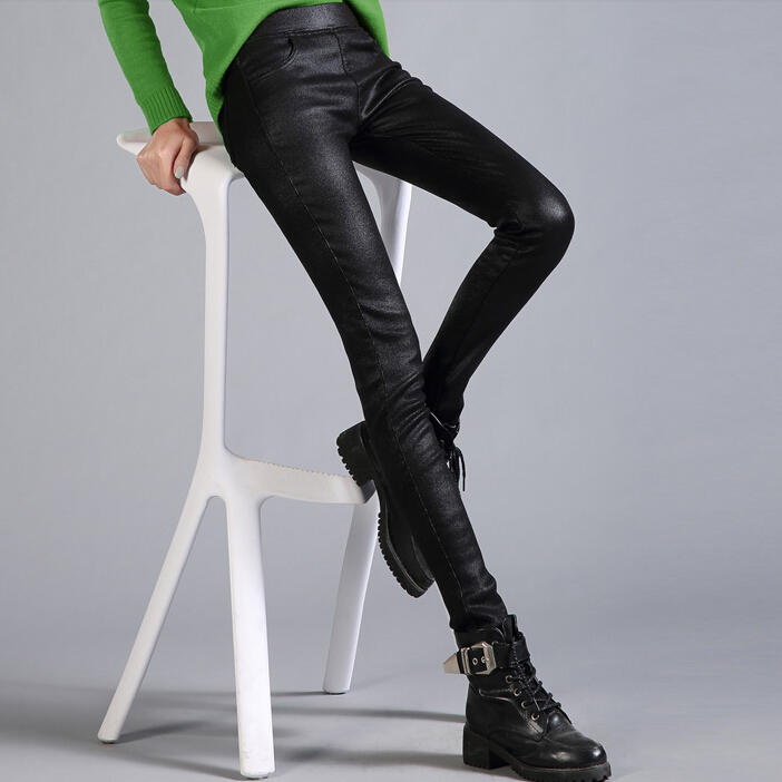 保暖百搭皮裤,加绒防风皮裤