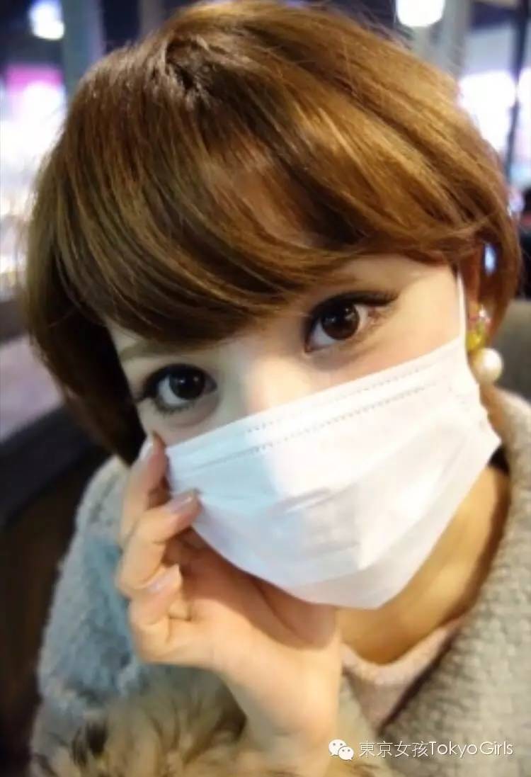日本女性口罩细节,摘下口罩的日本妹子真容