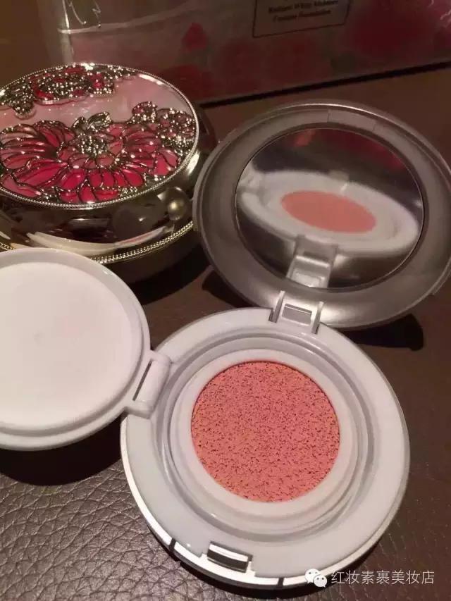 5月专柜whoo后美白水分光限量版气垫粉底+腮红套盒