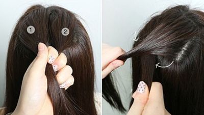 猫耳朵发型编织方法,现在最流行的发型编织方法