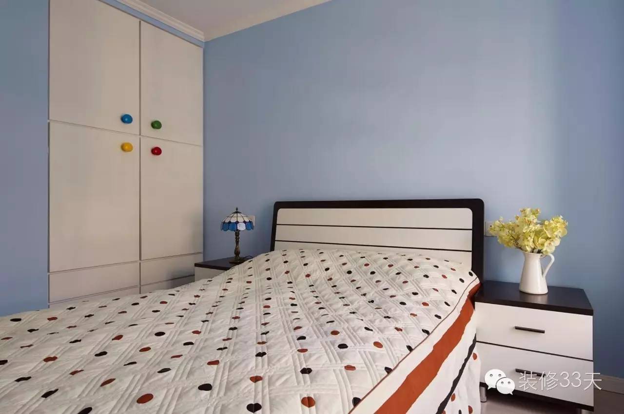 地中海风格装修77平小两房,90平米两室一厅简约地中海风格