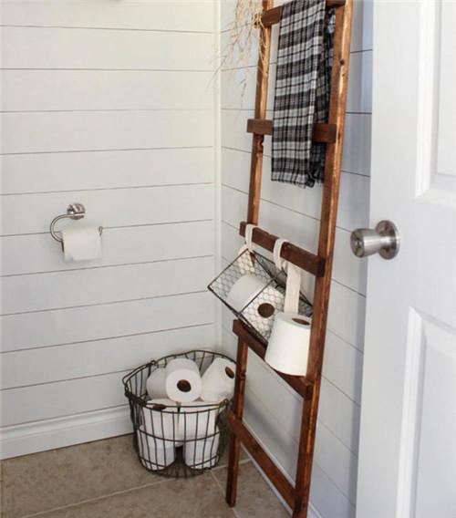 置物架小户型收纳,原木梯形置物架书架家用落地