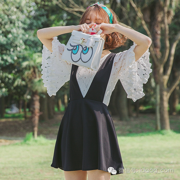 韩范伊人馆连衣裙,新款减龄韩范连衣裙