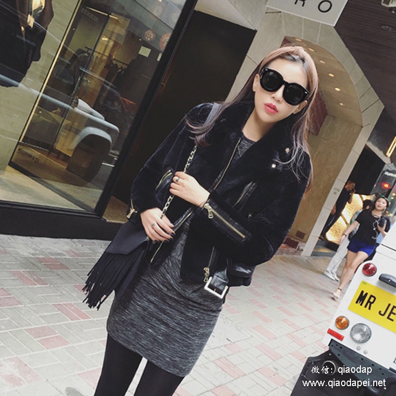 瞬间提升气质感的仿皮草外套