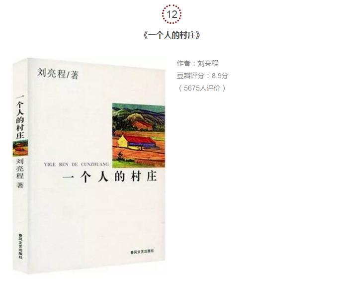 一人一本此生最爱的小说,一人一本