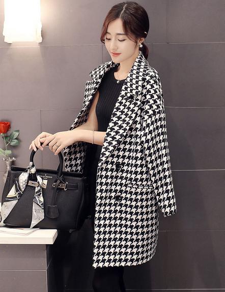 腊七腊八、冻掉下巴!寒意未减,喝碗腊八粥!千鸟格毛呢外套走起