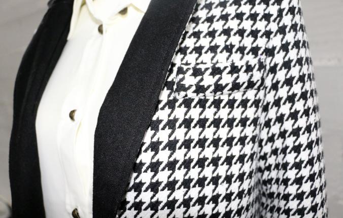 腊七腊八、冻掉下巴!寒意未减,喝碗腊八粥!千鸟格毛呢外套走起