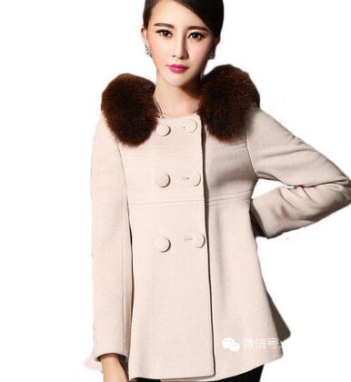 高品质复古英伦风毛呢外套女 (英伦雅痞风格毛呢中长外套)