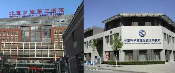 中科院与北医三院,中科院和北医三院
