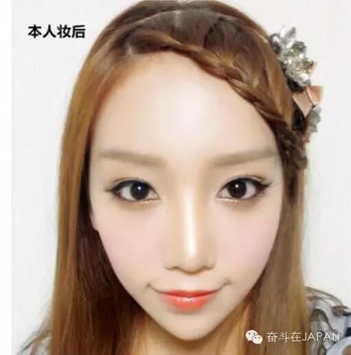 化妆变脸术,化妆术改变一个人