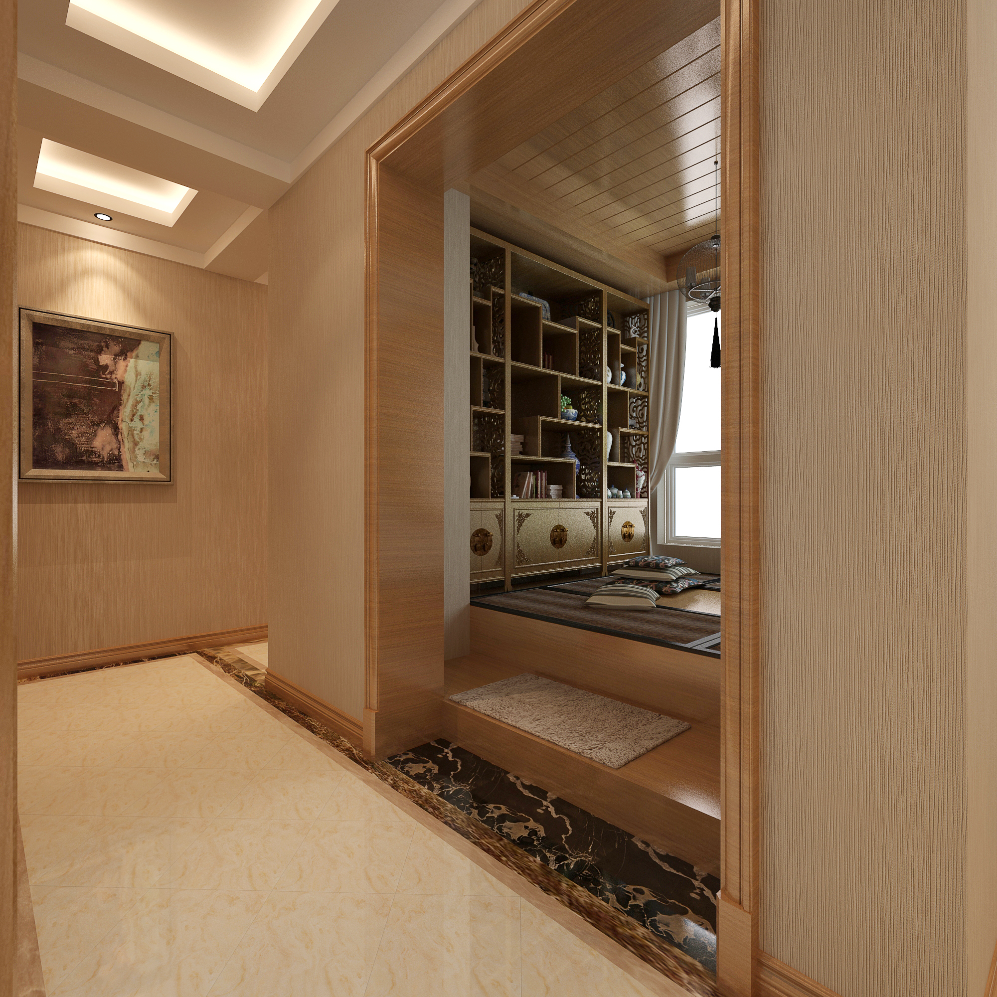 半包100平米装修风格,大面积中式风格装修全包