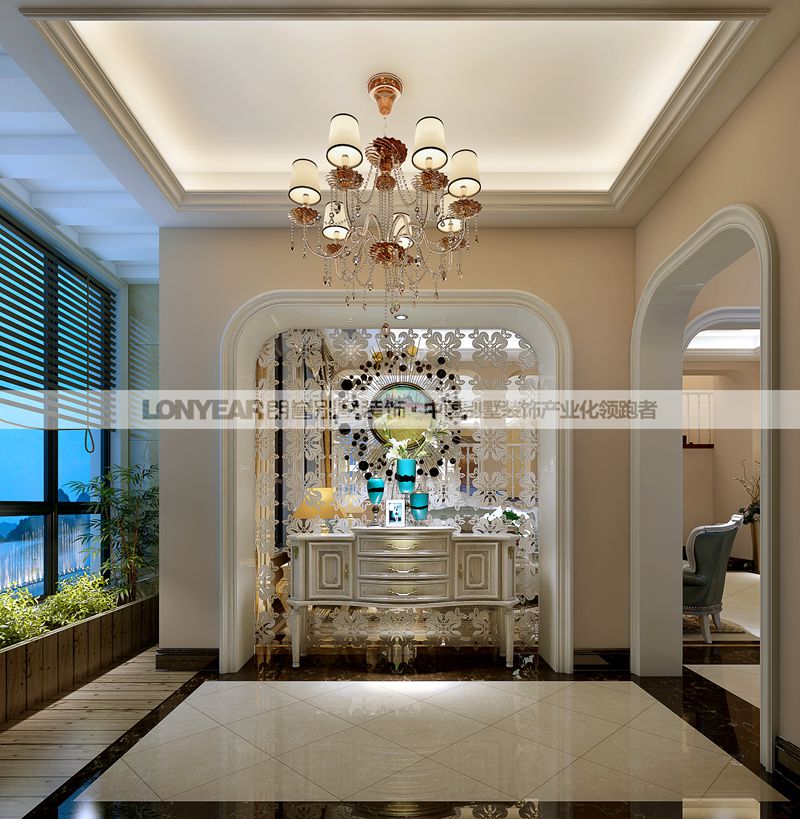 简欧现代豪宅装修,轻奢简欧风格居室空间设计