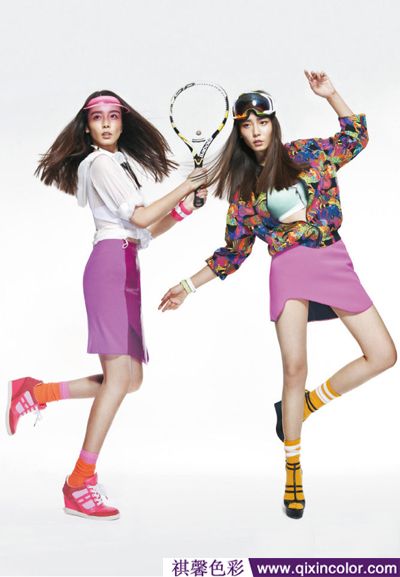 色彩搭配：运动装2013春夏流行风向标