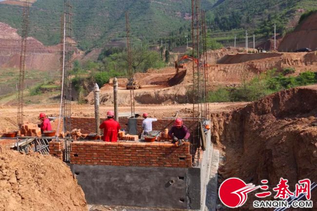 陕西韩城水库建设,韩城封顶