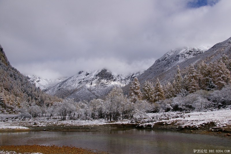 古道，细雨，暮雪-我的长坪沟半截秋色之旅
