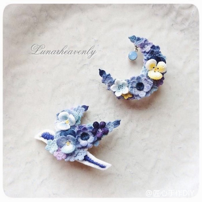 100种经典钩花,最好看的钩花