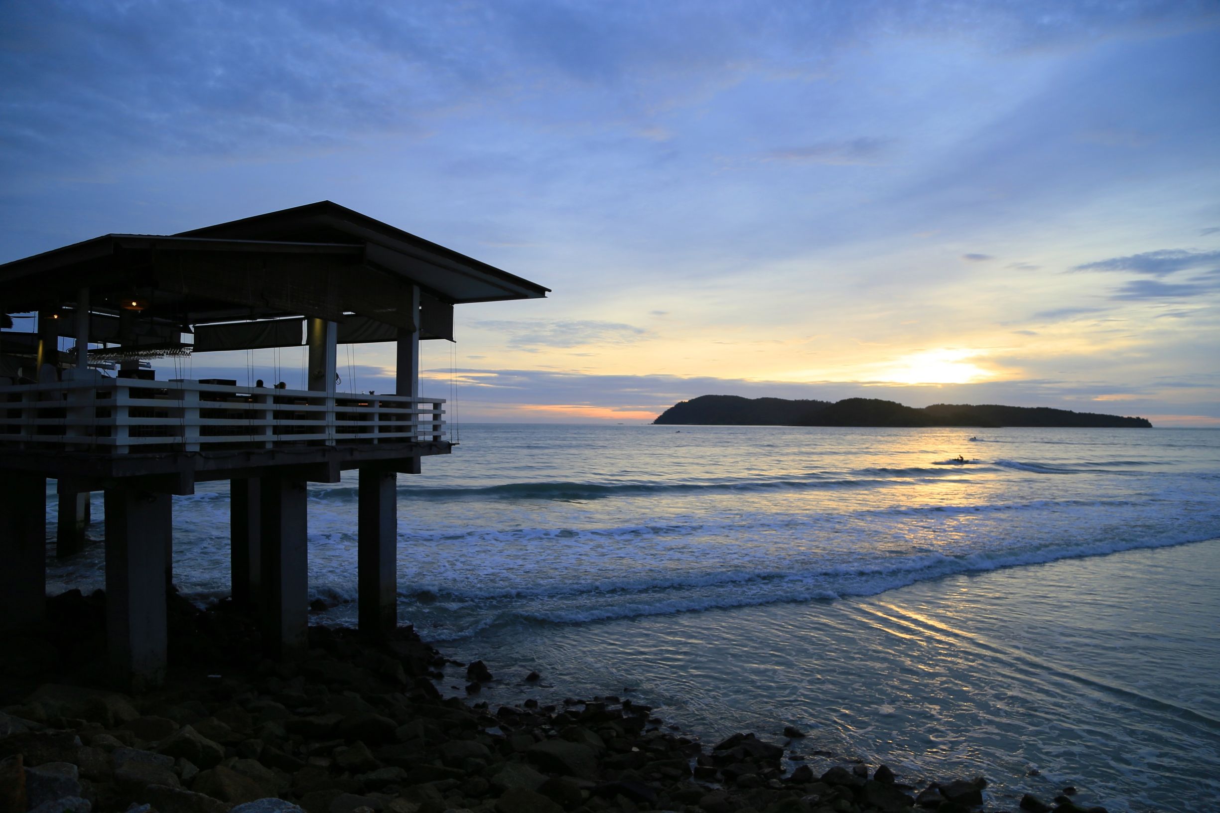 兰卡威珍南海滩,兰卡威珍南海滩航拍