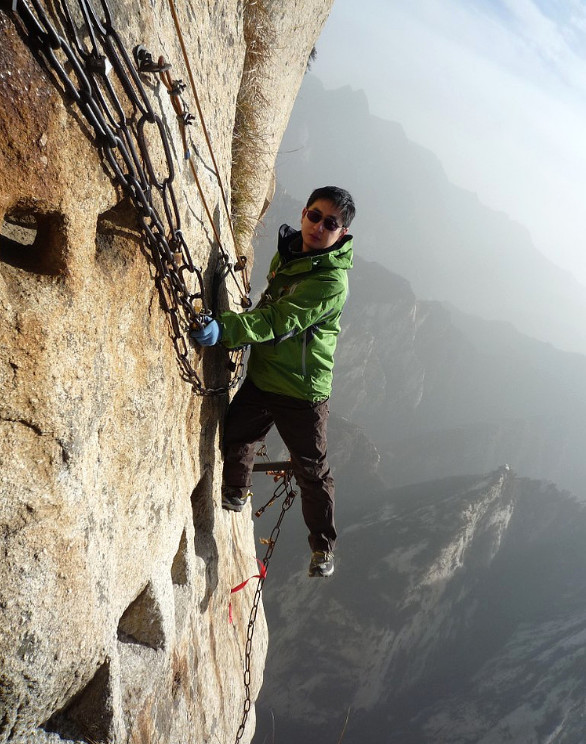 一日登华山尽览奇险天下第一山,奇险天下第一山华山视频