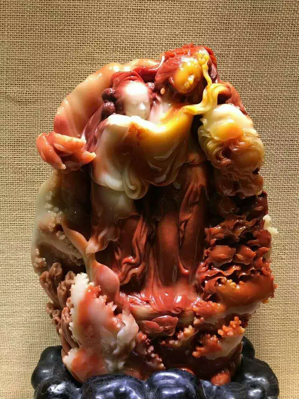 寿山石与青田石最简单鉴定方法,水坑寿山石如何品鉴