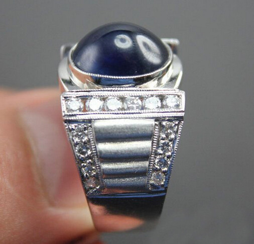 彩宝男戒：男人也可以如此风骚