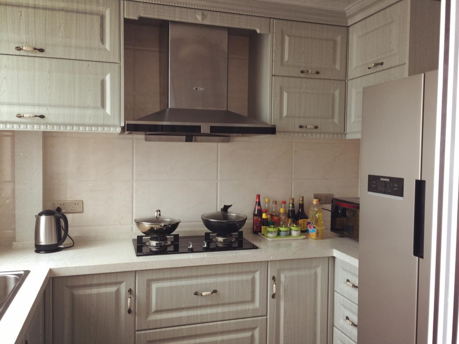 三室两厅两卫美式田园混搭婚房毕业照