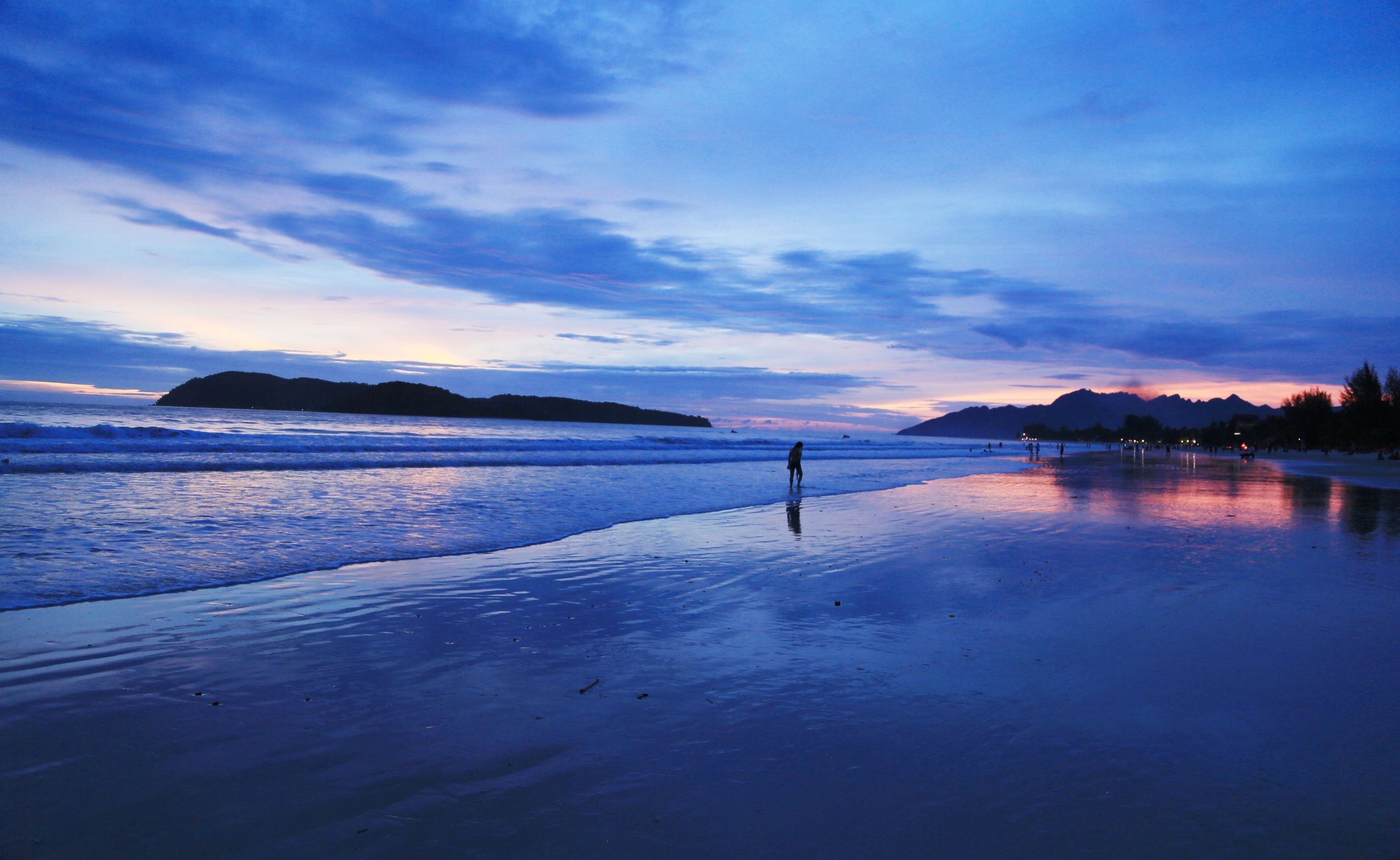 兰卡威珍南海滩,兰卡威珍南海滩航拍
