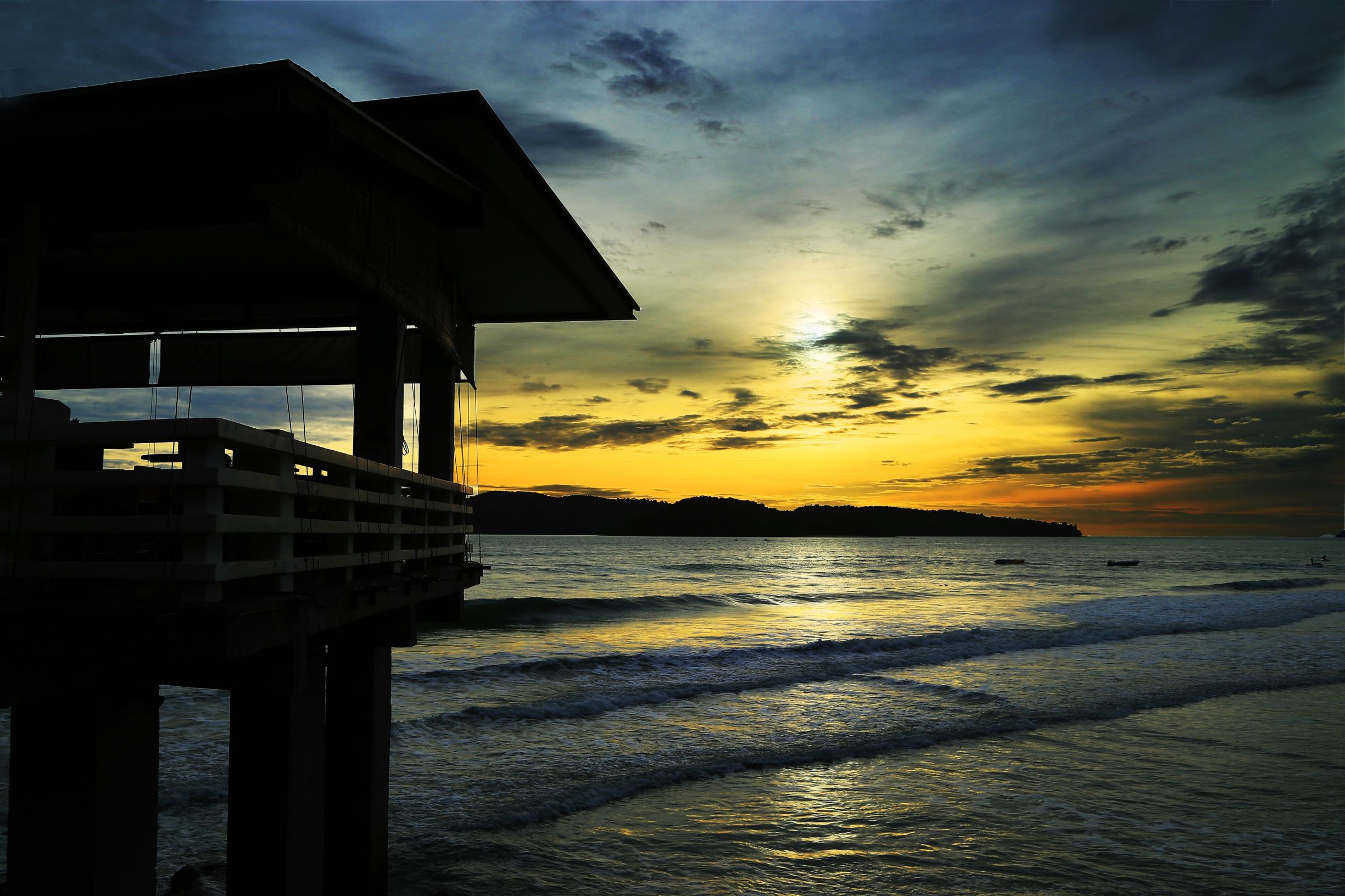 兰卡威珍南海滩,兰卡威珍南海滩航拍