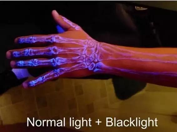 荧光纹身与鸽子血纹身,炫酷的荧光纹身
