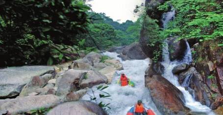奉化漂流和四明山漂流,奉化第一漂流