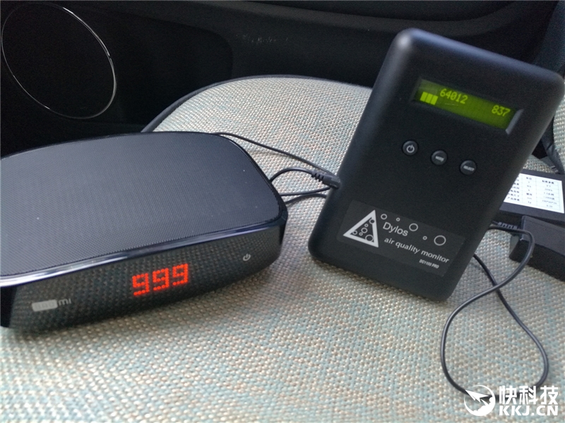 睿米车载空气净化器评测,豹米空气净化器显示多少达标
