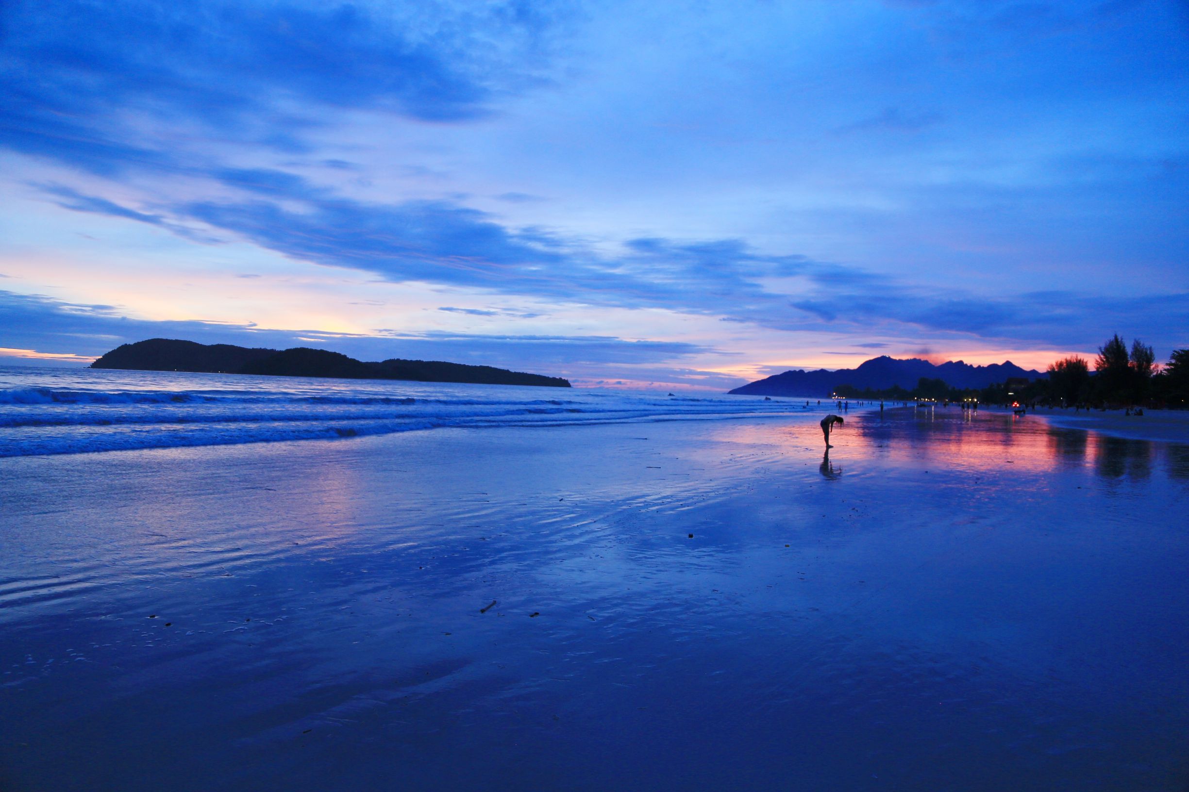兰卡威珍南海滩,兰卡威珍南海滩航拍