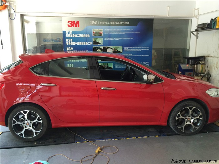 菲亚特致悦2014款拉花,致悦白色款改装