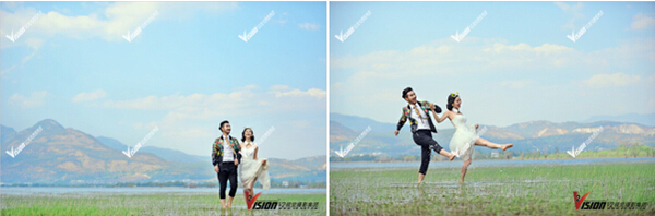 丽江视觉婚纱照怎么样,v2视觉婚纱摄影三亚店