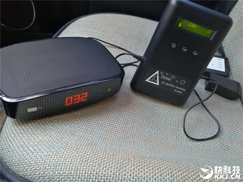 睿米车载空气净化器评测,豹米空气净化器显示多少达标