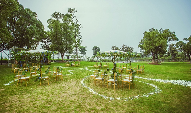 传统婚礼布置方案,室外集体婚礼策划创意方案