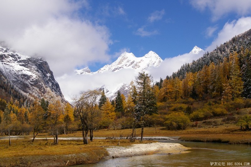 古道，细雨，暮雪-我的长坪沟半截秋色之旅