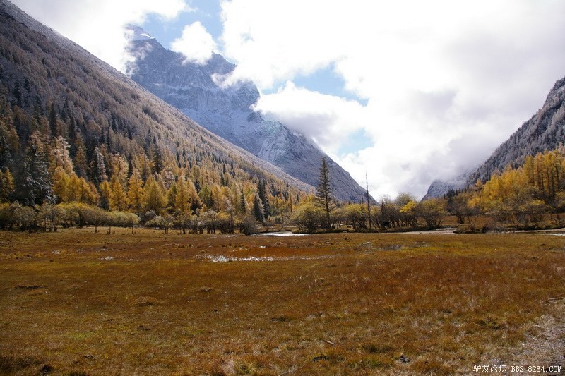 古道，细雨，暮雪-我的长坪沟半截秋色之旅