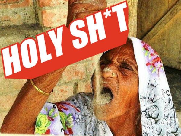 「HolyShit」吃沙成瘾!78岁老太15岁开始吃沙子,一吃就是63年!