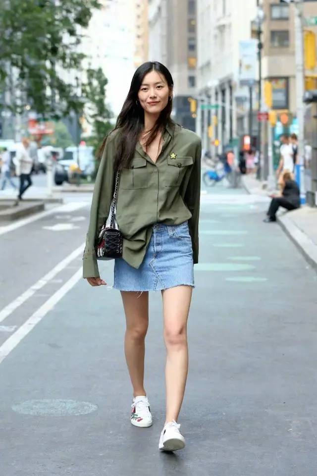 维密面试街拍,奚梦瑶维密面试街拍