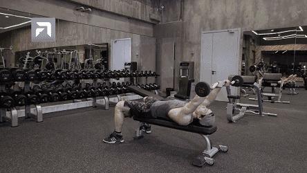 肱三头肌各个头的锻炼方法,卧推肱三头肌三个头哪个着重发力