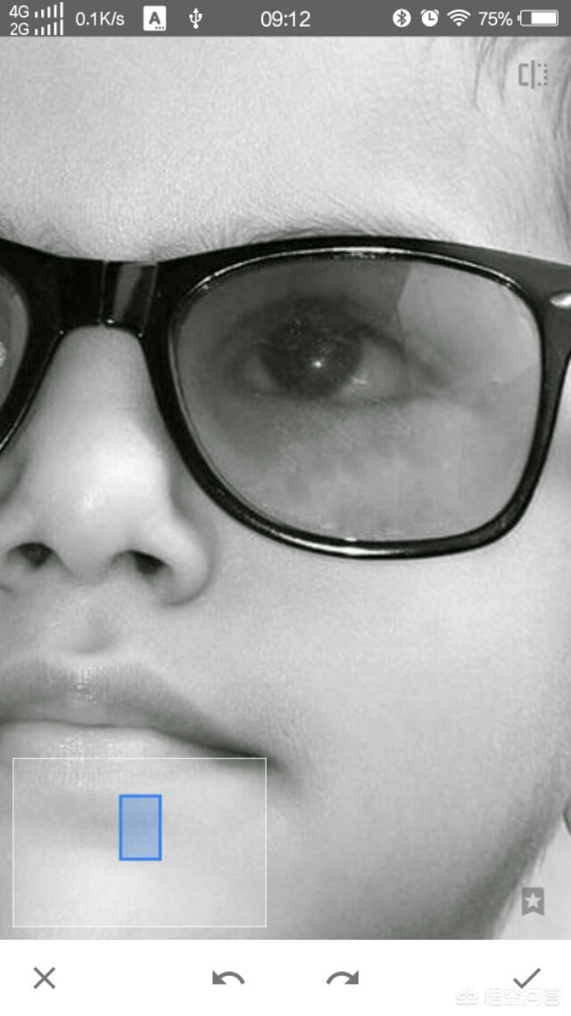 snapseed调反光照片,snapseed照片如何去雾