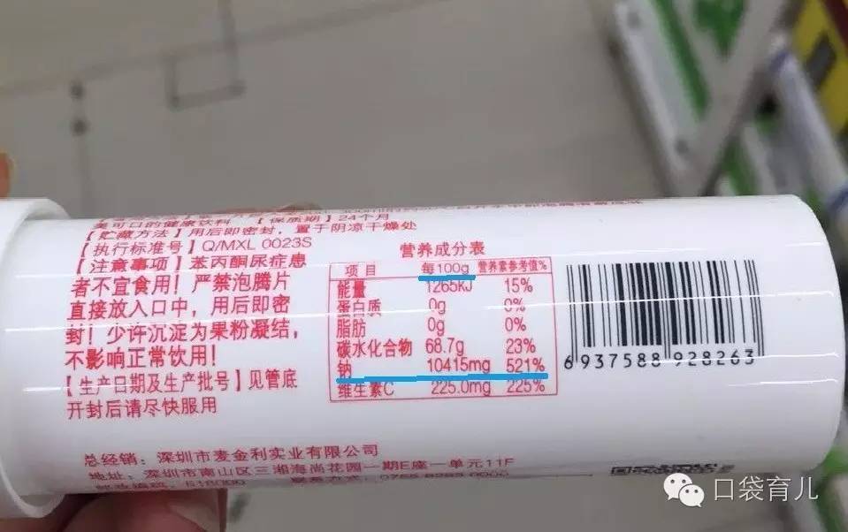 小心了！“维C泡腾片”居然含有这个...很多家长没注意！