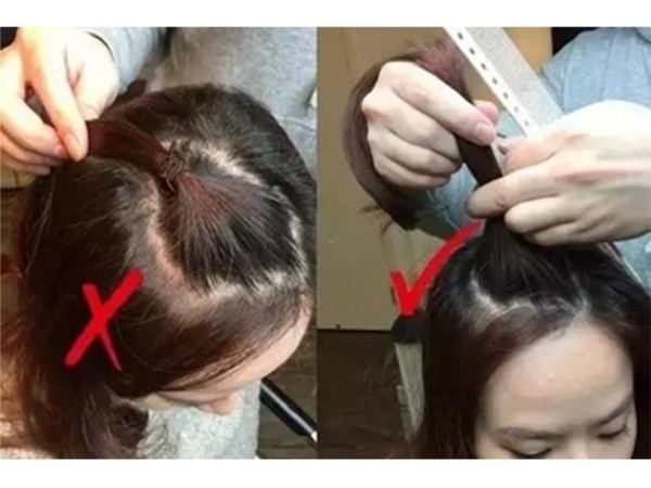 黑发色短发半扎发怎么扎图片,短发半扎高马尾怎么扎不会塌